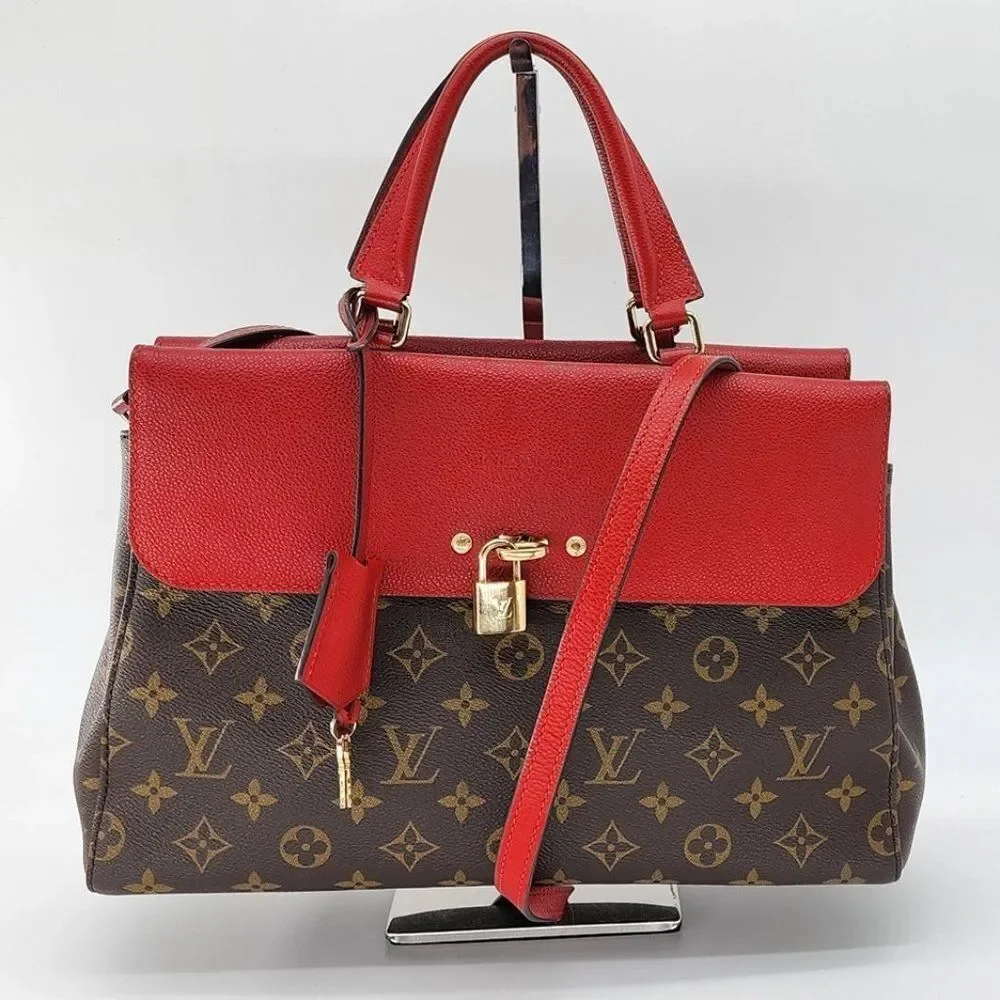 Louis Vuitton Venus Satchel in Cerise Monogram Canvas In Mint Condition